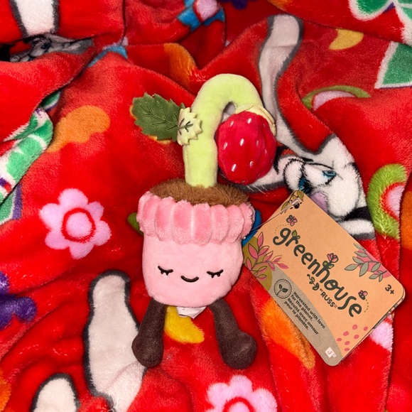 Russ Other - NWT Greenhouse Russ Plush Strawberry Potted Plant 6 INCHES Kaitlyn” QUICK SHIP
